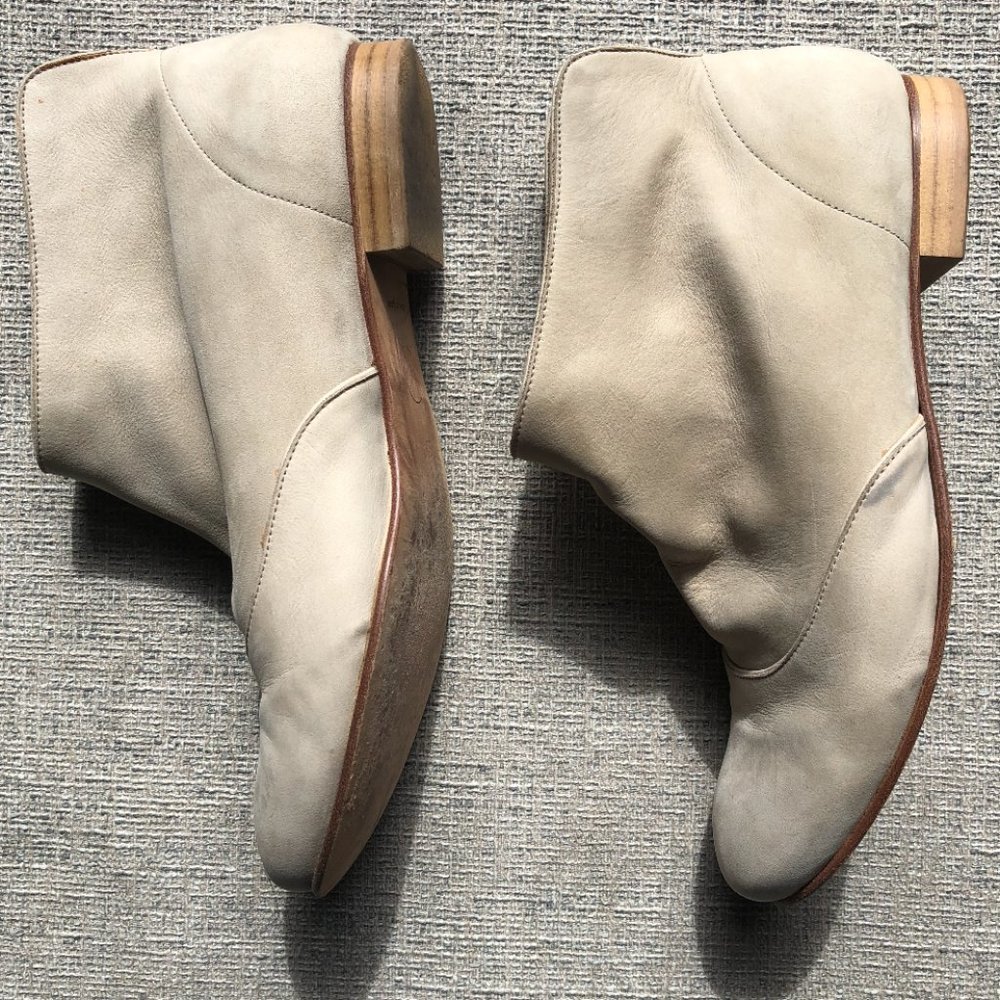Coclico Soft Suede Beige Isla Booties - Picture 6 of 7